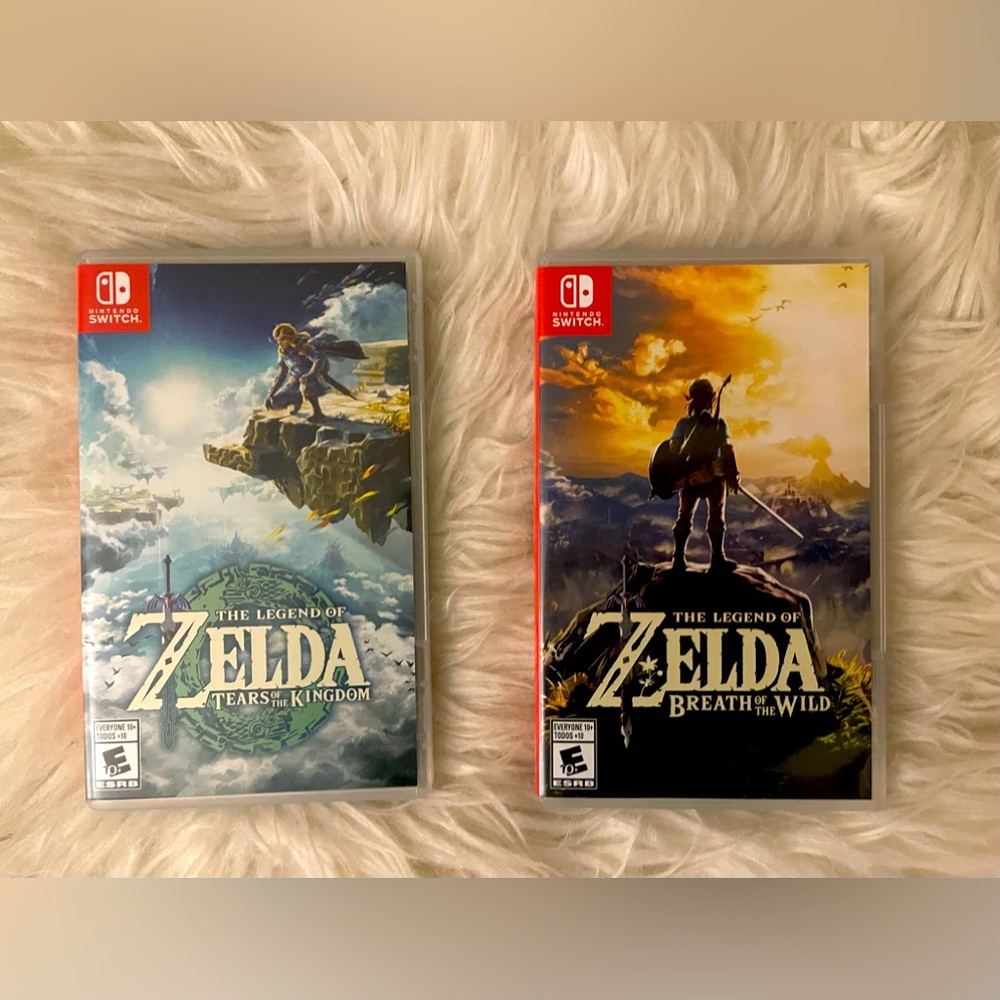 Used Zelda Tears of the Kingdom & Breath of the Wild for Nintendo Switch